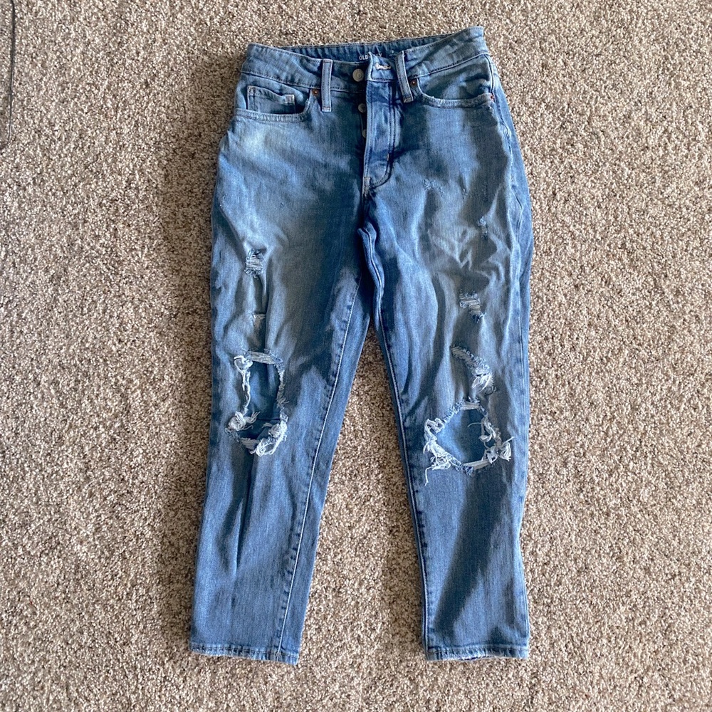 Old Navy pettite O.G. Straight high-rise jeans